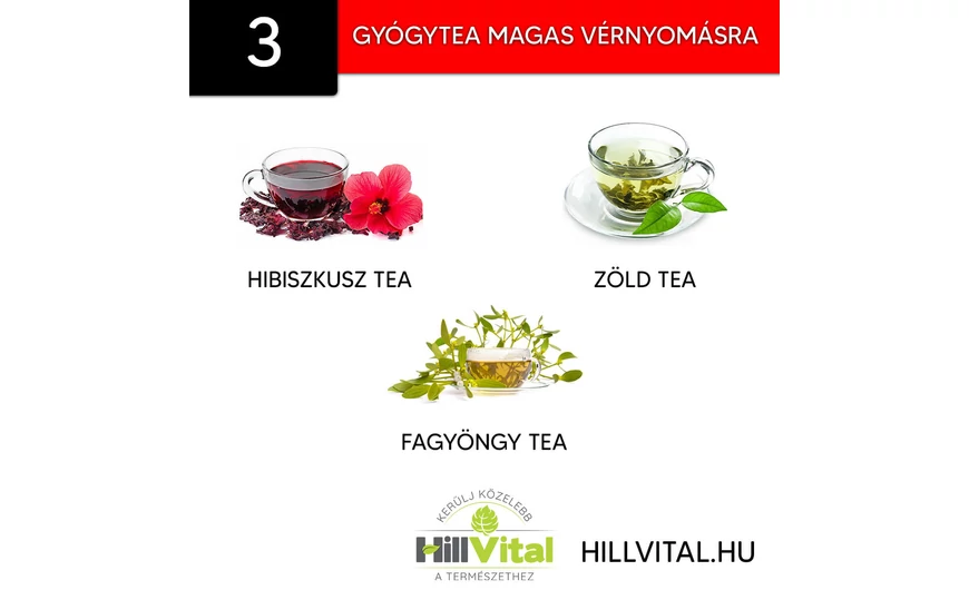 3 csodás gyógytea magas vérnyomásra