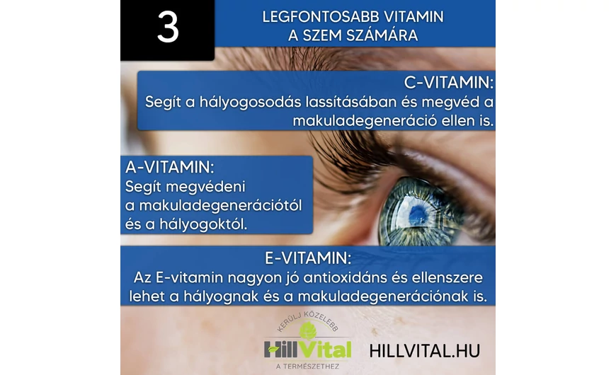 3 fontos vitamin a szem számára