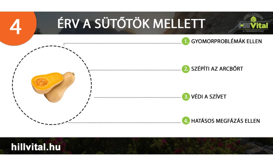 4 érv a sütőtök mellett