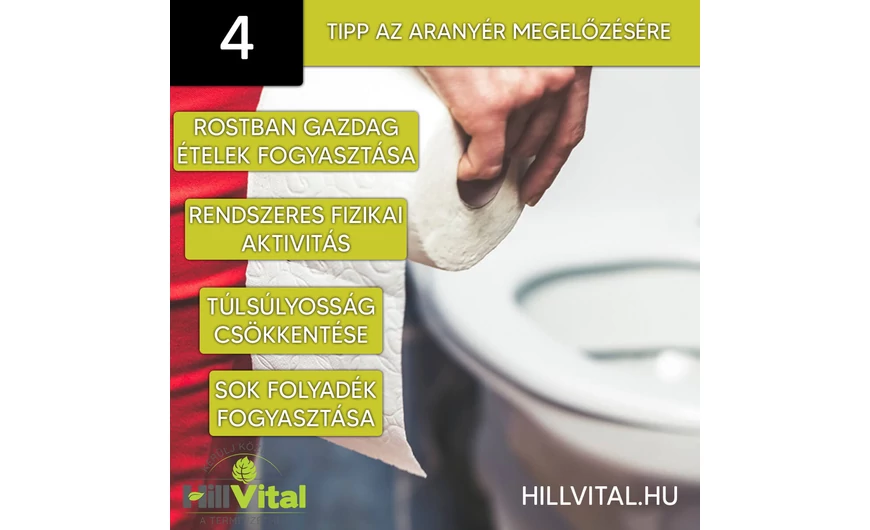 4 hasznos tipp az aranyér megelőzésére