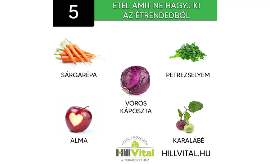 5 étel amit ne hagyj ki az étrendedből!
