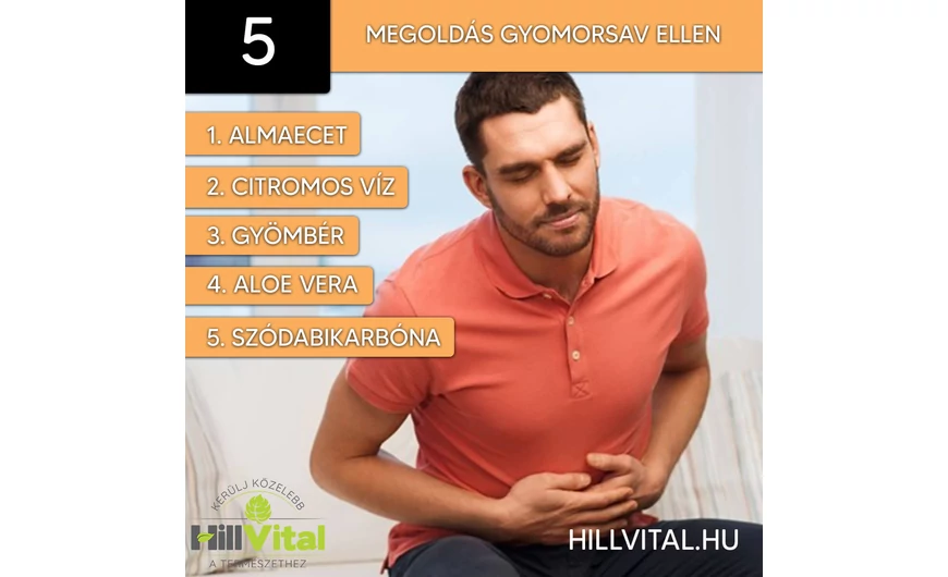 Néhány hatásos megoldás gyomorsav ellen