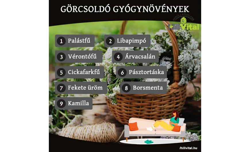 Görcsoldó gyógynövények