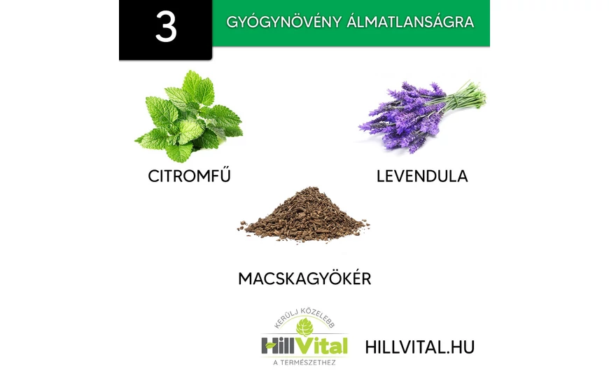 3 gyógynövény álmatlanságra