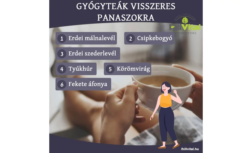 Gyógyteák a visszeres panaszok kezelésére