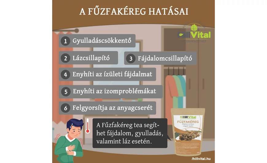 A fűzfakéreg hatásai