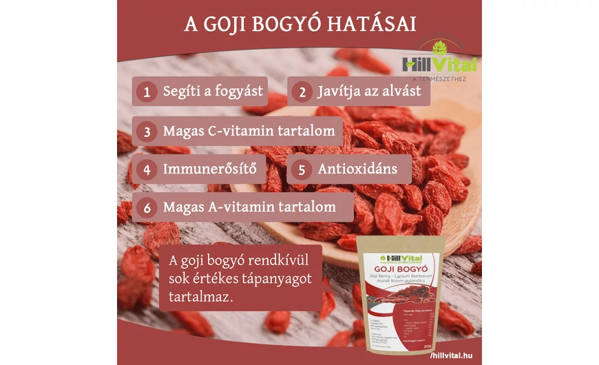 A goji bogyó tartalmazza a legfontosabb tápanyagokat