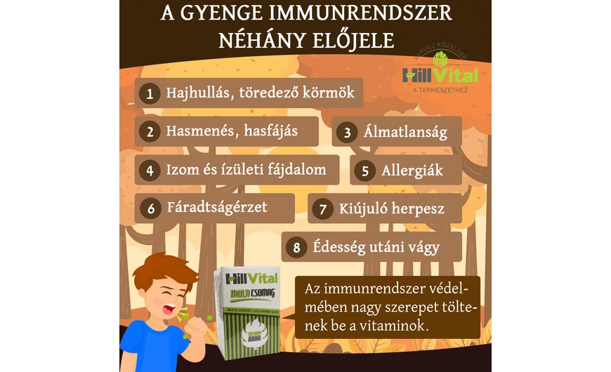 A gyenge immunrendszer előjelei 