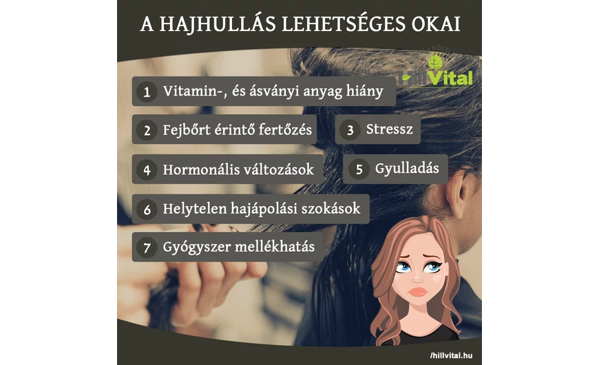 A hajhullás lehetséges okai