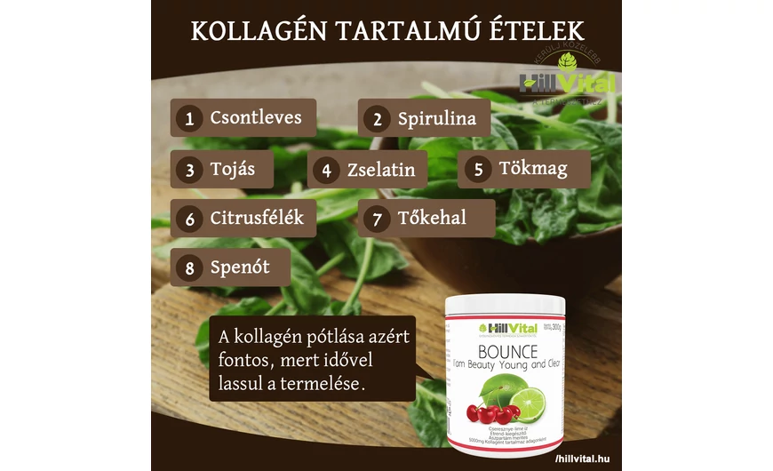 Kollagén tartalmú ételek