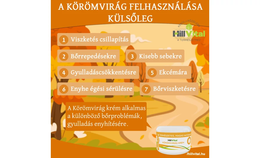 A körömvirág felhasználása