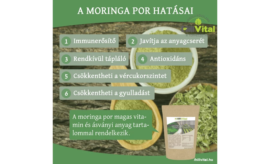 A moringa elképesztő élettani hatásai