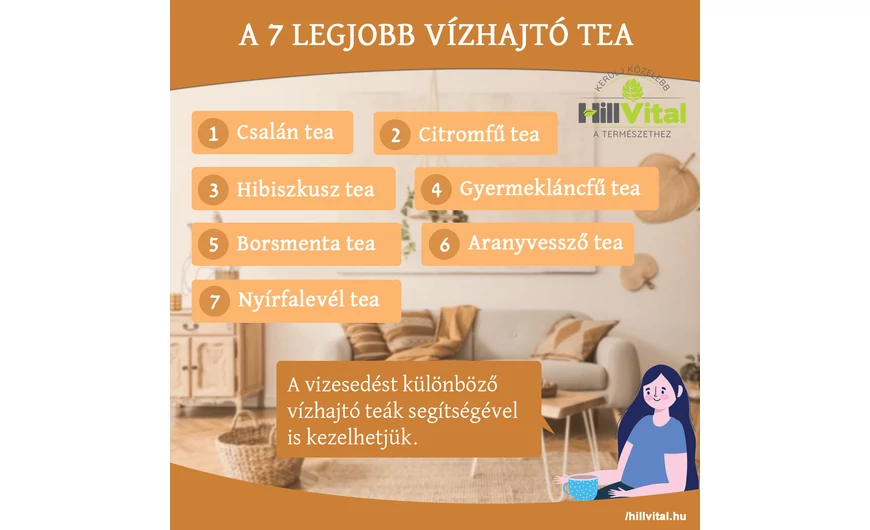 Vízhajtó gyógyteák