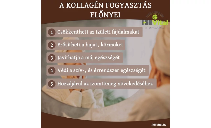 A kollagén fogyasztás előnyei