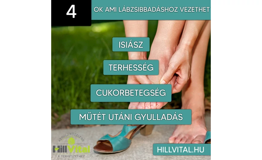 4 ok ami lábzsibbadáshoz vezethet