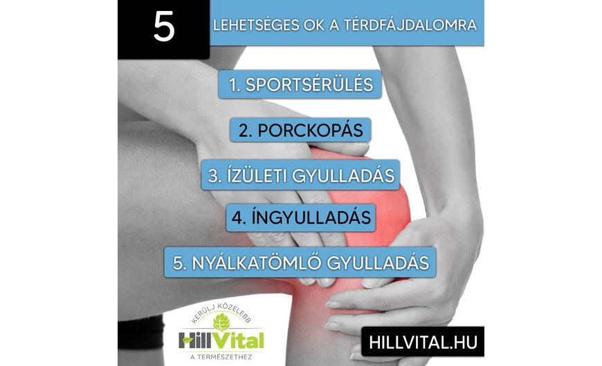A térdfájdalom 5 lehetséges oka