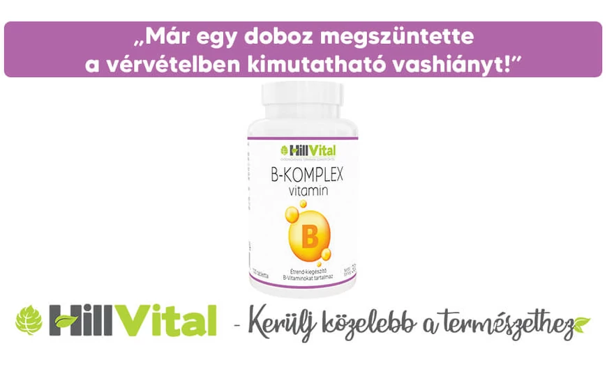 „Már egy doboz megszüntette a vérvételben kimutatható vashiányt!”