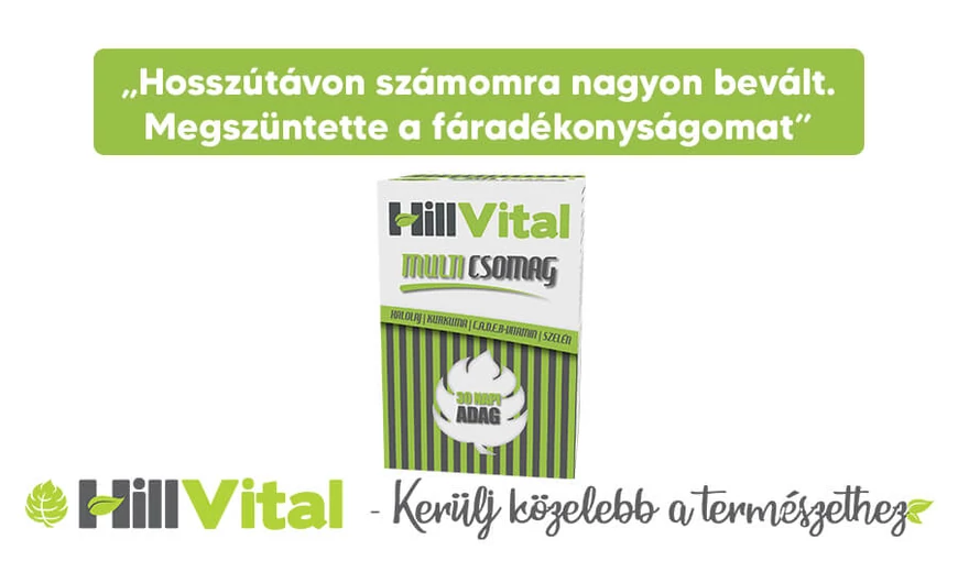„Hosszútávon számomra nagyon bevált. Megszüntette a fáradékonyságomat”