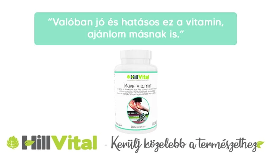 "Valóban jó és hatásos ez a vitamin, ajánlom másoknak is."