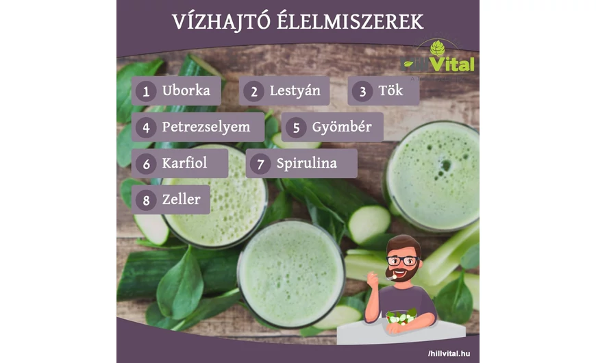 Vízhajtó ételek