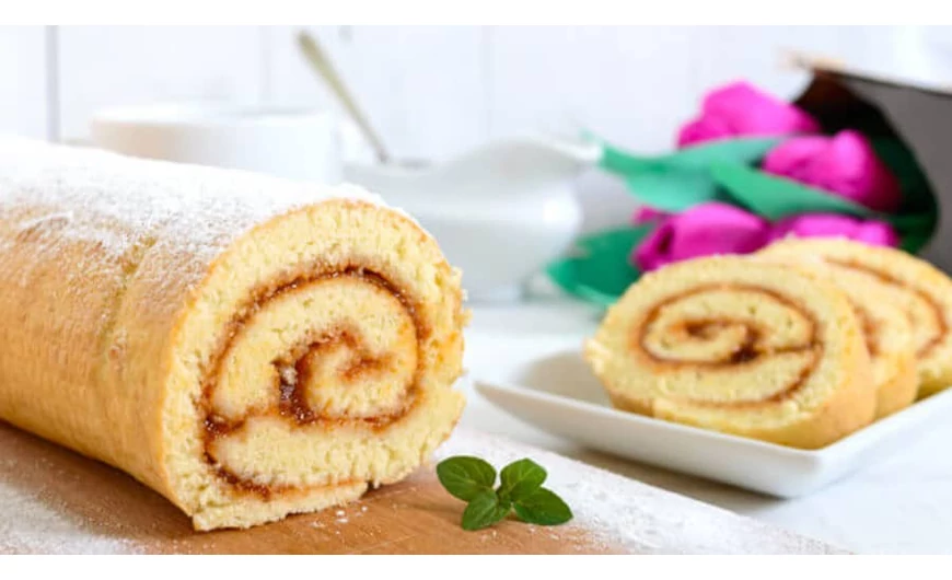 Egészséges piskótatekercs recept 