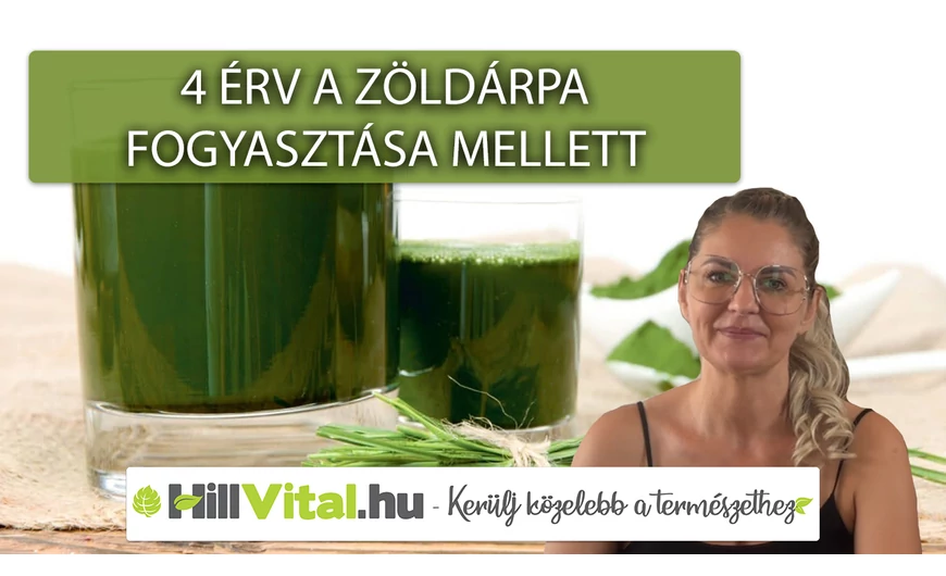 4 ok amiért érdemes zöldárpát fogyasztani