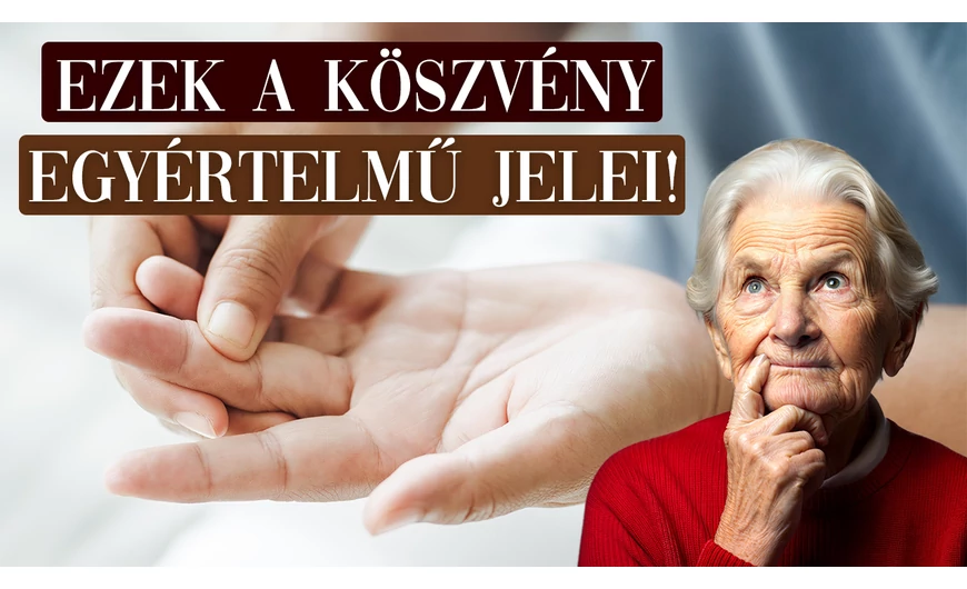Ezek a köszvény egyértelmű jelei!