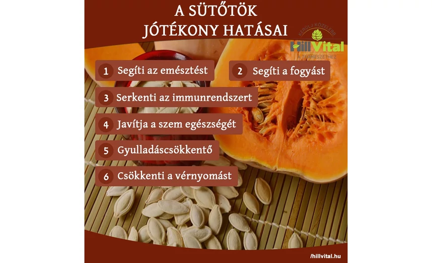 A sütőtök jótékony hatásai