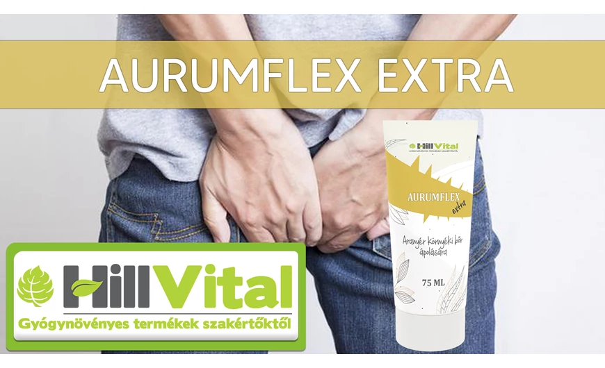 Az Aurumflex Extra balzsam kifejezetten aranyeres panaszokra ajánlott