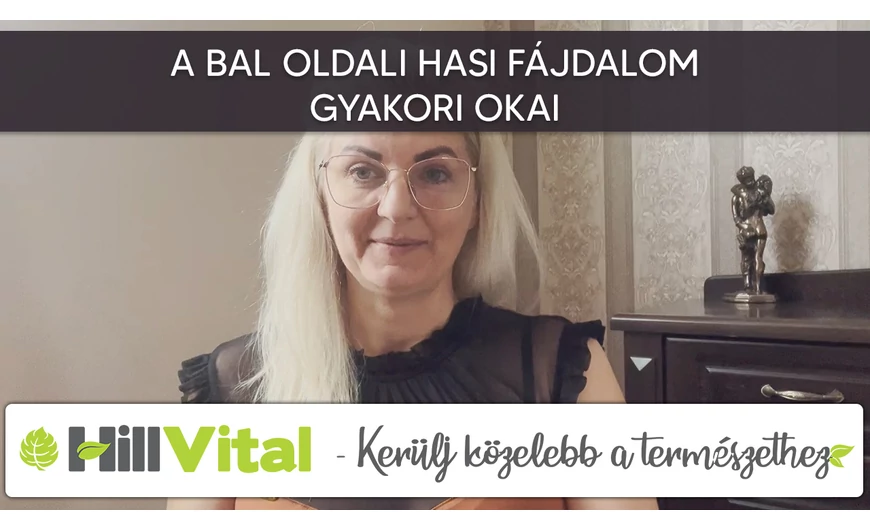 A bal oldali hasi fájdalom gyakori okai