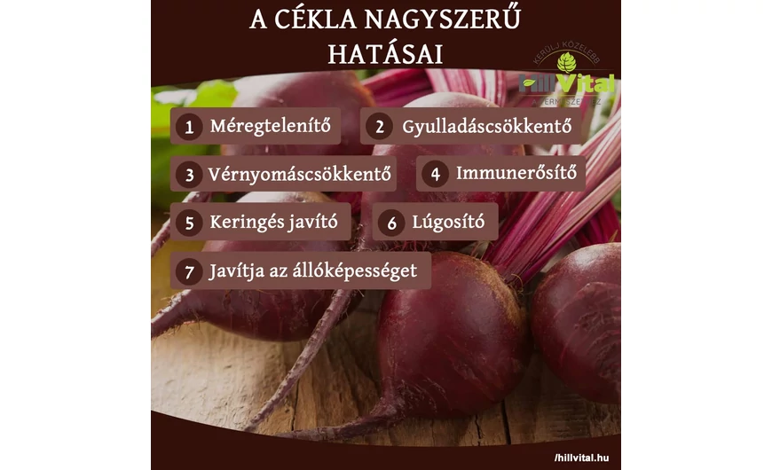 A cékla nagyszerű hatásai