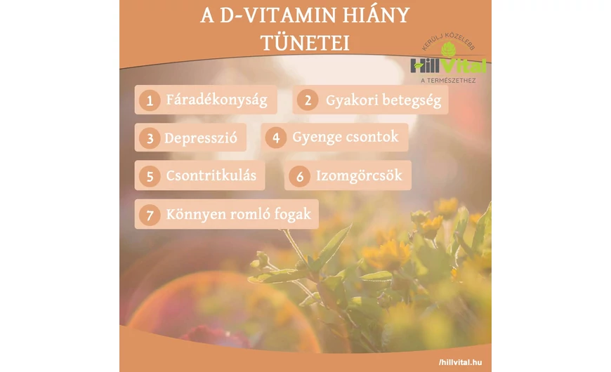 A D-vitamin hiány tünetei