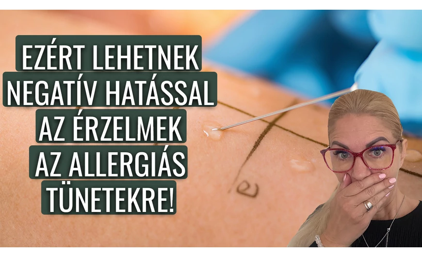 Ezért lehetnek negatív hatással az érzelmek az allergiás tünetekre!