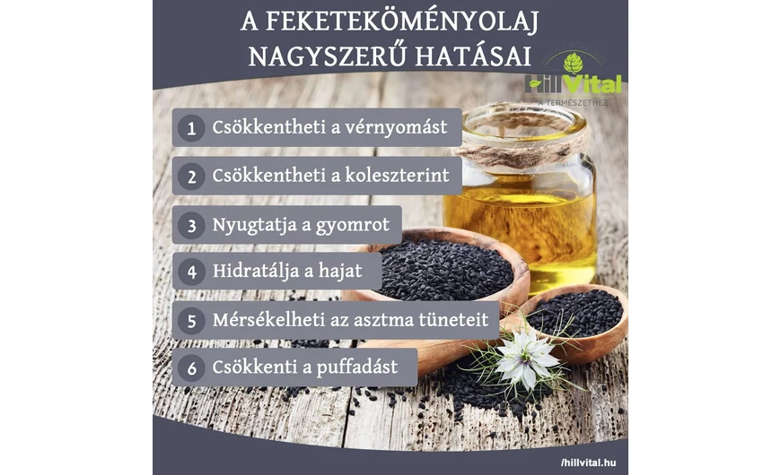 A fekete köménymag nagyszerű hatásai