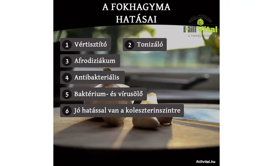 A fokhagyma nagyszerű hatásai 