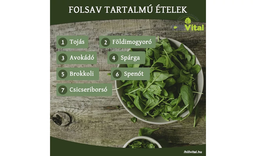 Folsav tartalmú ételek