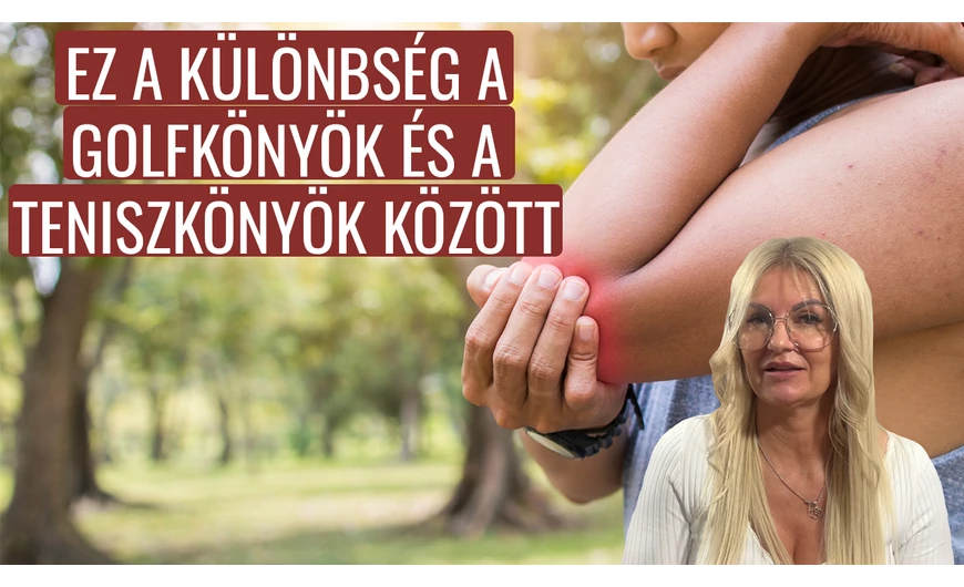 Ez a golfkönyök és teniszkönyök közötti különbség!