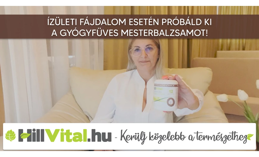 Ízületi fájdalmak? Próbáld ki a Gyógyfüves Mesterbalzsamot!