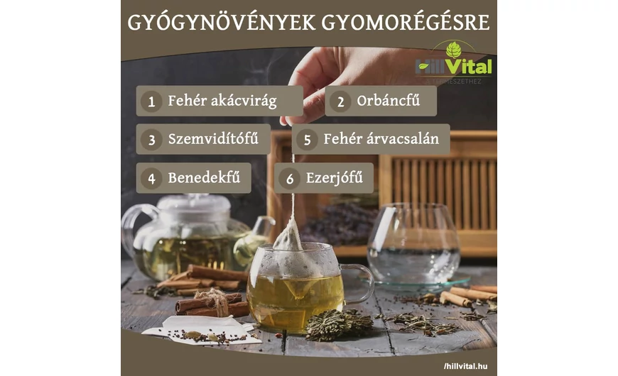 Gyógynövények gyomorégésre