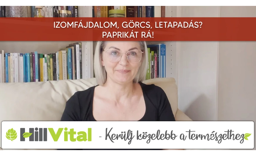 Izomfájdalom, görcs, letapadás, Paprikát rá!