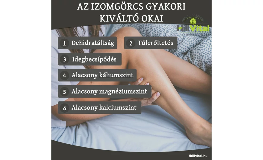 Az izomgörcs gyakori kiváltó okai
