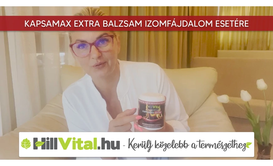 Kapsamax extra balzsam intenzív izomfájdalom esetére