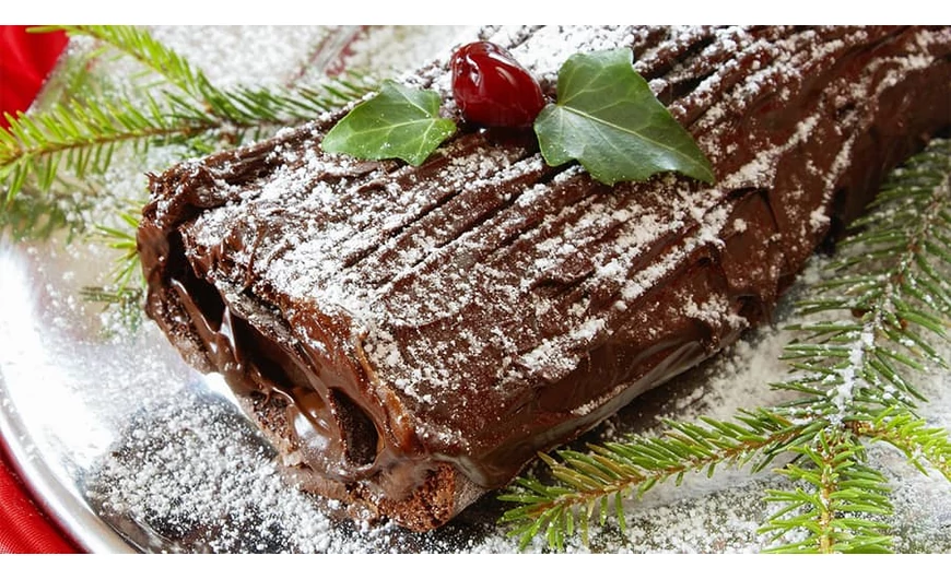 Karácsonyi csokis fatörzs recept
