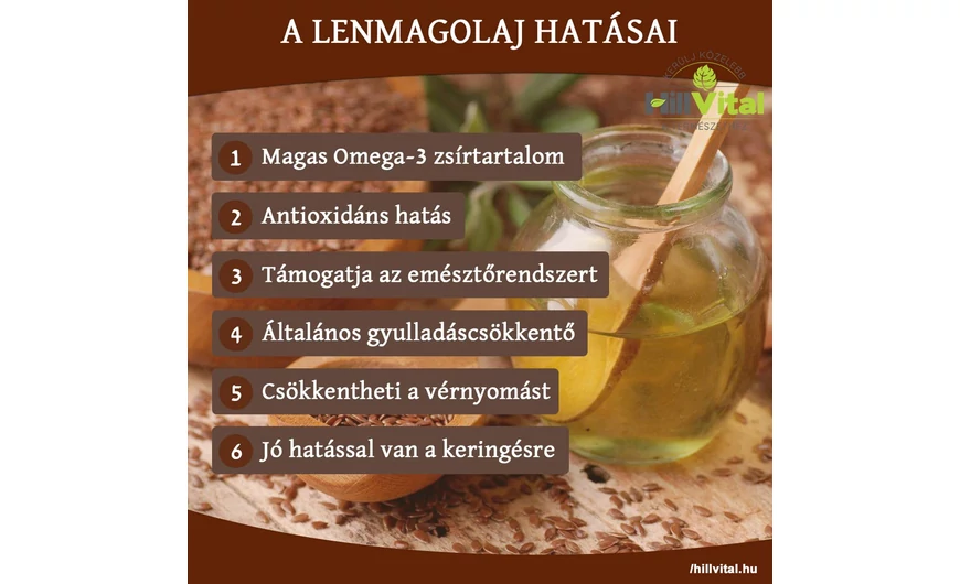 A lenmagolaj nagyszerű hatásai