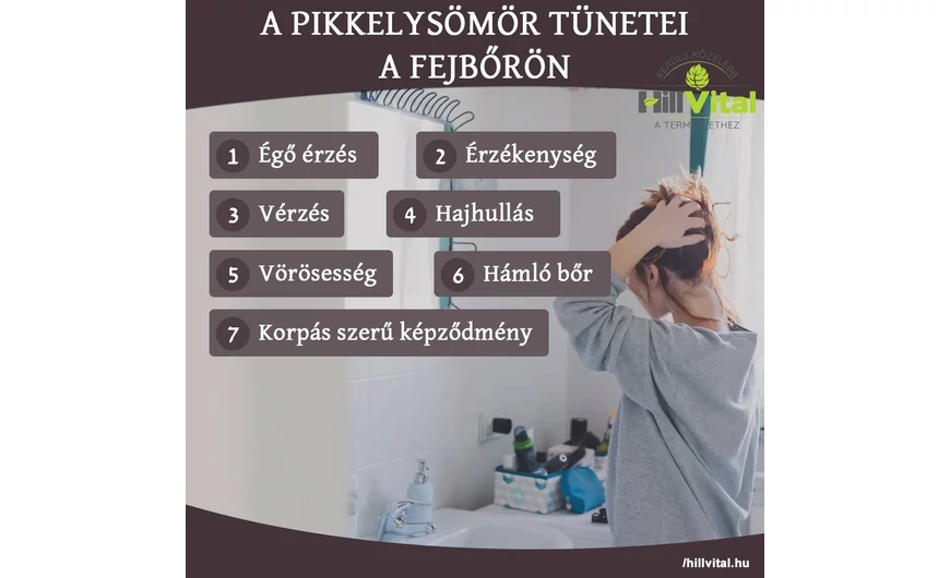 A pikkelysömör tünetei a fejbőrön