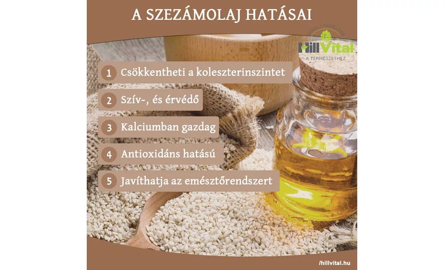 A szezámolaj nagyszerű hatásai