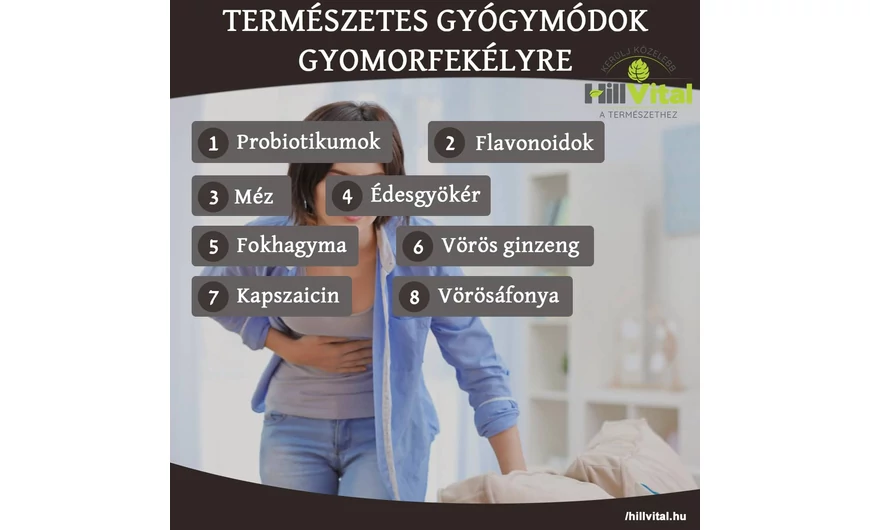 Természetes gyógymódok gyomorfekélyre