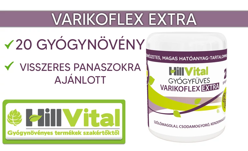 VARIKOFLEX EXTRA gyógynövényes balzsam kifejezetten visszérre ajánlva