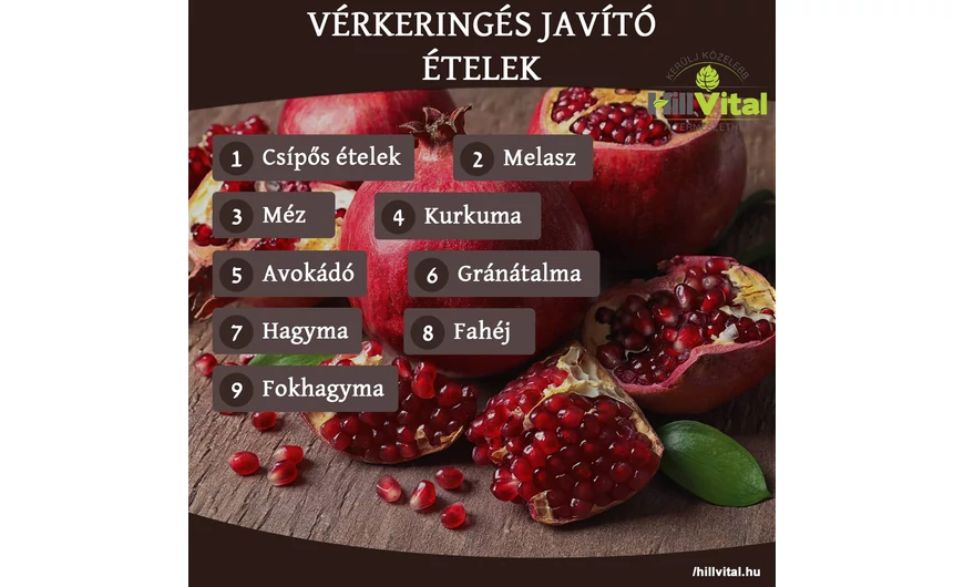 Vérkeringés javító ételek