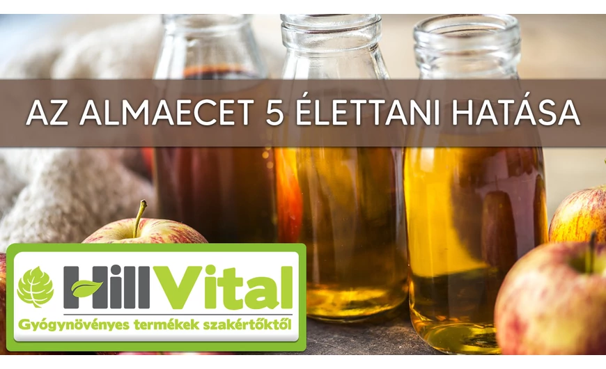 Az almaecet 5 fontos élettani hatása